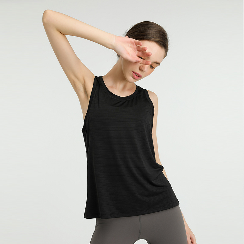 YD01 ladies exercise tops loose fit comfortable yoga tank