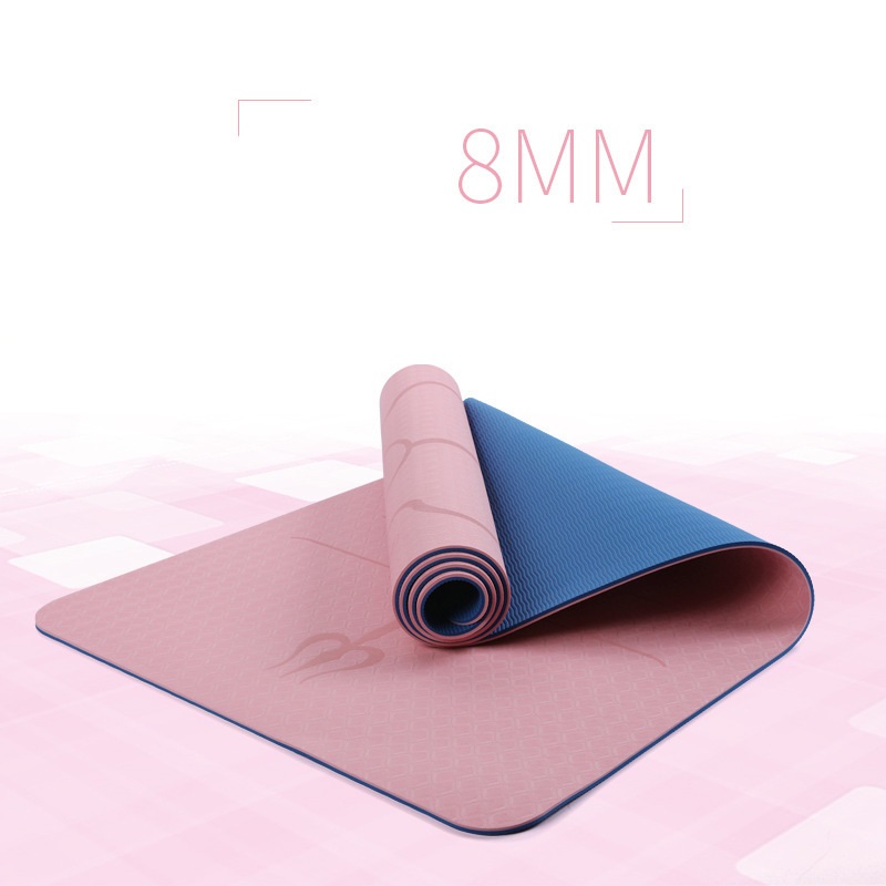 Two Layer TPE Yoga Mat NO Glue